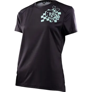 cyklistický dres Dres Troy Lee Designs Lilium SS dámský MICAYLA GATTO BLACK (35795801), XS