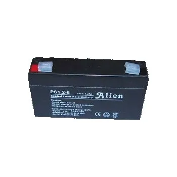 Záložní baterie Olověný akumulátor Alien 6V 1.2Ah (BEZ OBALU)