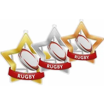 Poháry Bauer Akrylátová medaile MDASTARM07 | Rugby