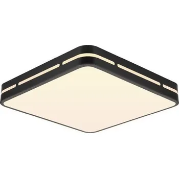 IMMAX NEO LITE PERFECTO SMART stropní svítidlo čtverec 42cm, 48W černé TUYA Wi-Fi