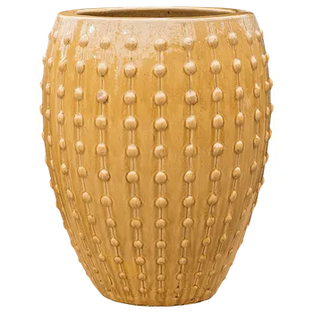 Květináč Moderní keramický květináč Laos, Emperor Ochre 44x55cm