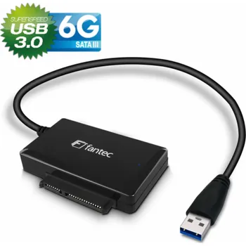 Příslušenství pro datový nosič FANTEC USB 3.2 Gen 1A SATA 6G Adapter DOCK SSD HDD black