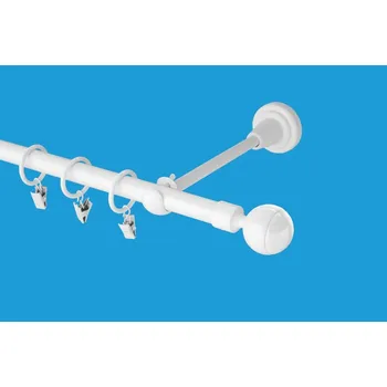 Garnýž Garnýž kovová 360 cm jednořadá 16 paola bílá