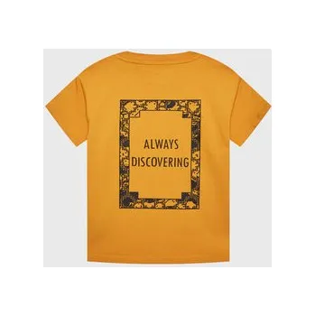 Pánské tričko Jack Wolfskin T-Shirt Teen Exploring 1609851 Oranžová Regular Fit 152