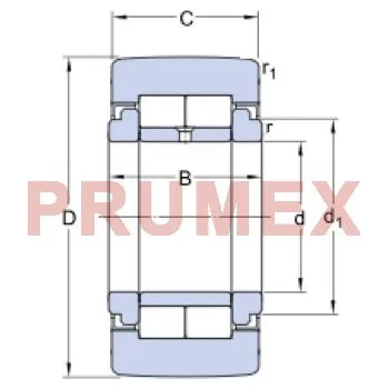 SKF NUTR 50110 A pojezdová kladka