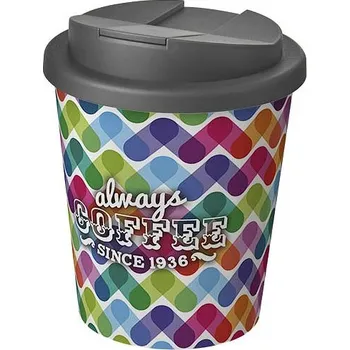 Termohrnek Termo hrnek Brite-Americano Espresso® 250 ml s uzávěrem odolným proti rozlití, šedá