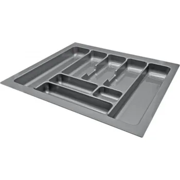 Příborník do zásuvky In-Design Příborník UNI 490 mm šedá metalíza - různé šířky Šířka příborníku (mm): 508 - 535