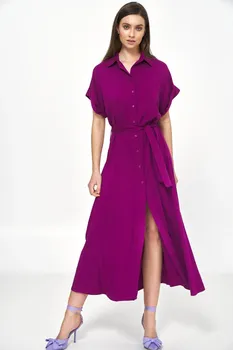 Dámské šaty Nife S221 fialové S/M
