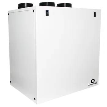 Klimatizace Aerauliqa QR590E vertikální centrální entalpická rekuperační jednotka