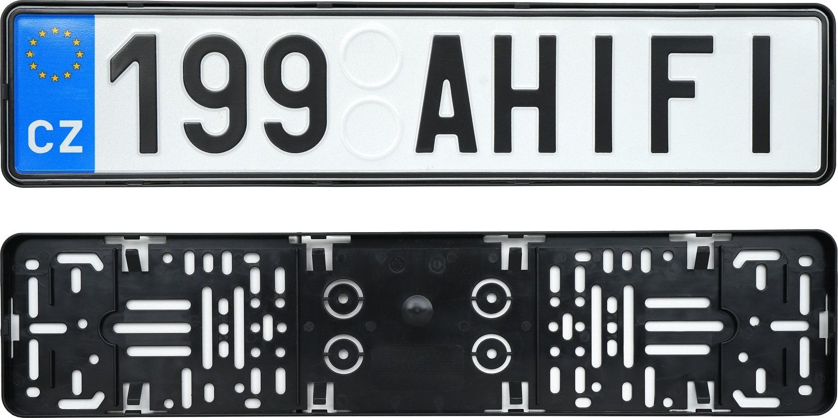 Minimalistický držák registrační značky Plexiclick PRO V1 (110 mm)