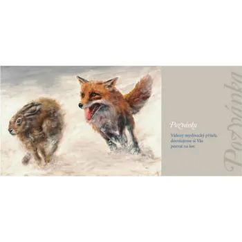 Pozvánka E-myslivost Pozvánka na lov - zajíc