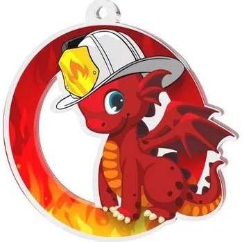 Poháry Bauer Akrylátová medaile MDAH0020 | Hasiči