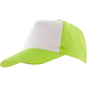 Kšiltovka Kšiltovka 5-ti panelová SHINY, zelená