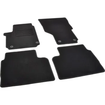 autokoberec Autokoberce textilní přesné černé / černé obšití - Volkswagen Amarok I (Typ 2H) (2010-2023) 5-sedadel