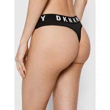 Kalhotky DKNY Kalhotky string DK4529 Černá XL