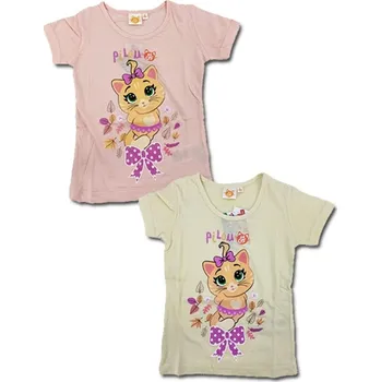 SETINO Dívčí tričko Pilou cast44 - 2ks Velikost: 6-let.(vel.110)