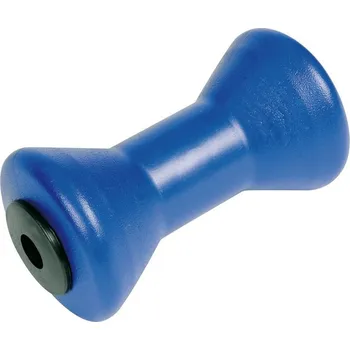 Přívěs na člun Centrální kýlová rolna PVC modrá, Ø 110 mm, délka 286 mm rozměr: Hřídel 17 mm