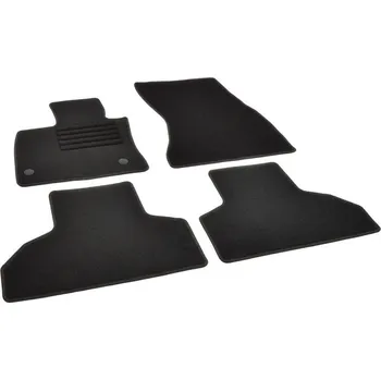 autokoberec Autokoberce textilní přesné černé / černé obšití - BMW X5 (Typ F15) (2013-2019) 5-sedadel