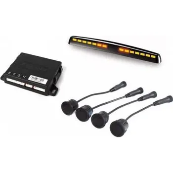 Parkovací asistent Parkovací senzory přední s LED displejem M5, 23mm, STEELMATE PTS410M5-F, černé matné