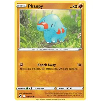 Karetní hra Pokémon TCG Phanpy 091/195