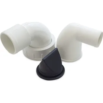 Výstupní koleno se zpětnou klapkou k WC