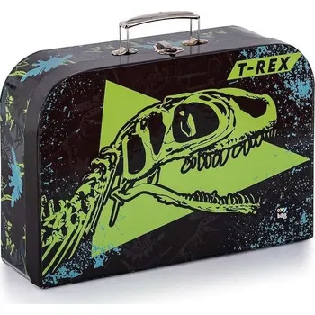 Školní kufřík Kufřík Oxybag lamino 34 cm T-rex