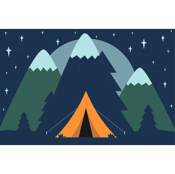 Malování podle čísel - Kempování v lese Velikost: 40x60cm, Rámování: Pouze srolované plátno