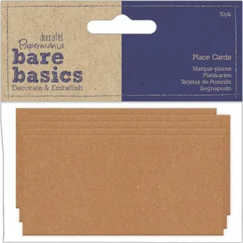 Jmenovka na stůl WEST DESIGN Jmenovky na stůl (30ks) kraft hnědé