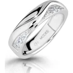 Modesi Módní stříbrný prsten se zirkony M16026 58 mm + 2 měsíce na vrácení zboží