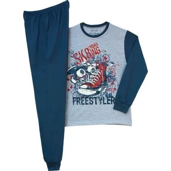 Chlapecké pyžamo Disney Chlapecké pyžamo dlouhé tenisky modré Barva: Modrá, Velikost: 140-146