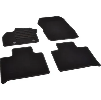 autokoberec Autokoberce textilní přesné černé / černé obšití - Renault Zoe (2012-2021) 5-sedadel