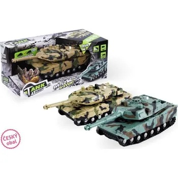 Hračka Tank na setrvačník s efekty 26 cm - 2 druhy český obal
