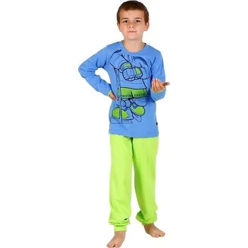 Chlapecké pyžamo Pyžamo chlapecké dlouhé Calvi 723 hokej modré Barva: světle modrá, Velikost: 100