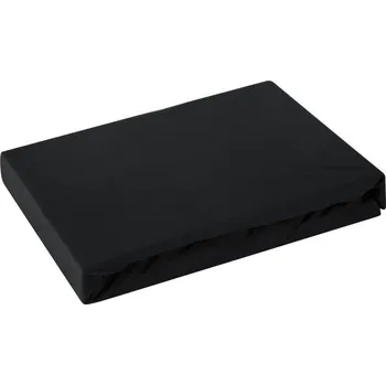 Prostěradlo MyBestHome GOLD Jersey napínací prostěradlo GOLD černá, různé rozměry, 100% bavlna, MyBestHome Rozměr prostěradla: na matraci 180x200 cm + 30 cm