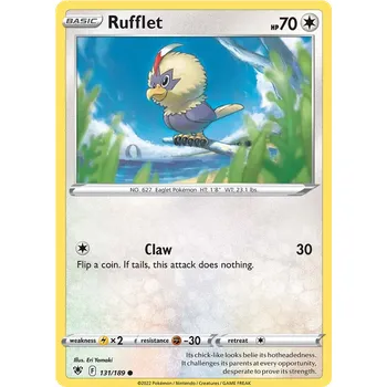Sběratelská karetní hra Pokémon TCG Rufflet 131/189