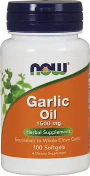 Přírodní produkt Now Foods Garlic Oil 1500 mg 100 cps.