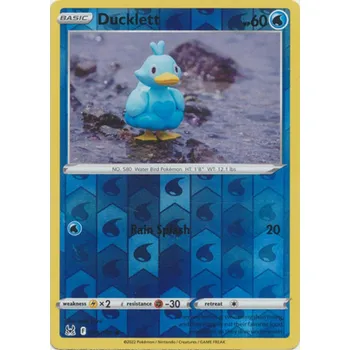 Karetní hra Pokémon karta Ducklett 046/196 Reverse Holo - Lost Origin