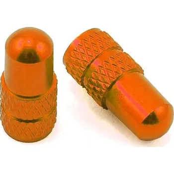 Duše na kolo Čepička galuskového ventilku alu, oranžová, 0,4g