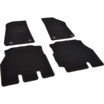 autokoberec Autokoberce textilní přesné černé / černé obšití - Jeep Wrangler (Typ JL) (2018-2023) 5-sedadel