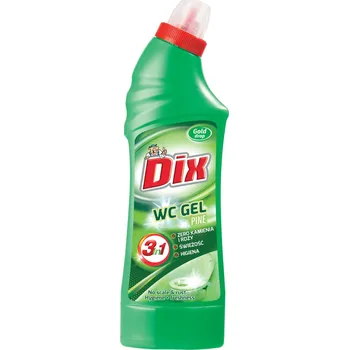 WC čistič Gold Drop, Polsko Dix WC gel Les 750 ml