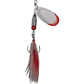 Umělá nástraha Rotační Třpytka Pezon&Michel Buck Pike 18gr White Red