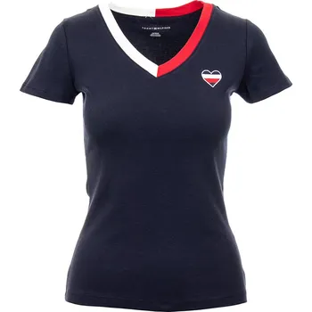Tommy Hilfiger TH118 tmavě modré M Dámské tričko Tommy Hilfiger TH118 tmavě modré M