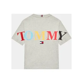 Pánské tričko Tommy Hilfiger T-Shirt KB0KB08218 D Šedá Regular Fit 16Y