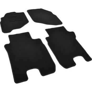 autokoberec Autokoberce textilní přesné černé / černé obšití - Honda City IV (Typ GD/GE) (2006-2008) 5-sedadel