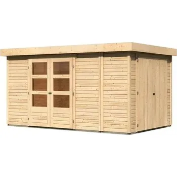 Zahradní stavba LANIT PLAST Dřevěný domek KARIBU RETOLA 6 (82967) natur LG3384