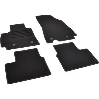 autokoberec Autokoberce textilní přesné černé / černé obšití - Renault Arkana (2019-2023) 5-sedadel