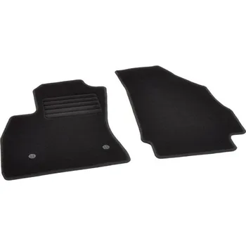 autokoberec Autokoberce textilní přesné černé / černé obšití - Fiat Doblo II (Typ 263) (2010-2021) 2-sedadla