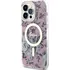 Pouzdro na mobilní telefon Guess Flowers IML MagSafe pro Apple iPhone 14 Pro Max růžové