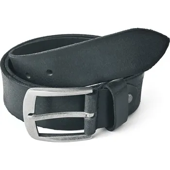 Opasek Kožený opasek Greenwood GA050-BLK černý Celková délka: 130