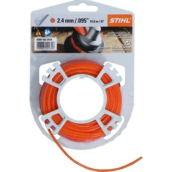 Příslušenství k zahradní technice Žací struna STIHL 2,4 mm x 14 m (tichá, kulatá, oranžová)